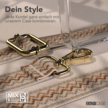 Samsung Galaxy S26 Ultra Handykette mit Boho Band verstellbar 