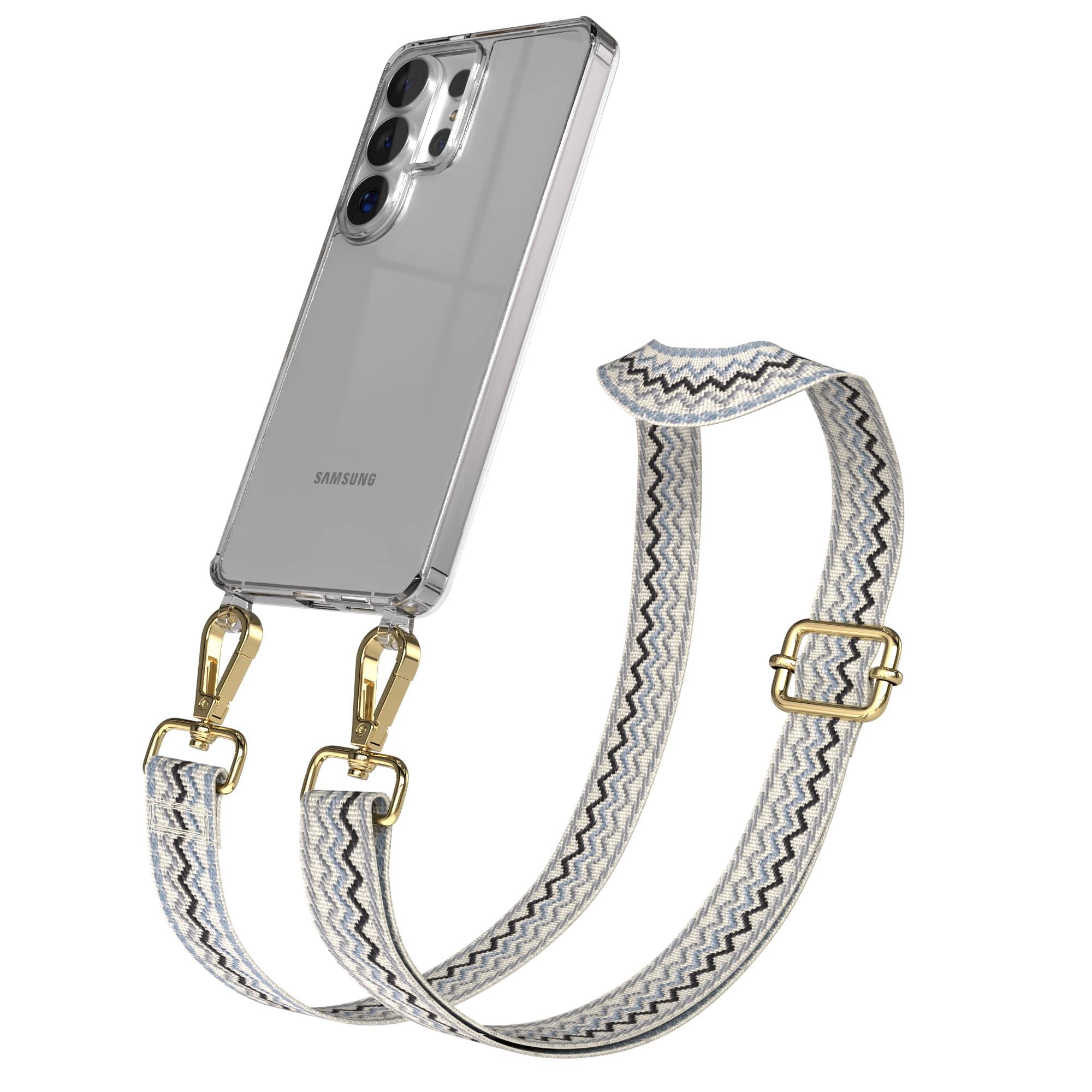 Samsung Galaxy S26 Ultra Handykette mit Boho Band verstellbar 