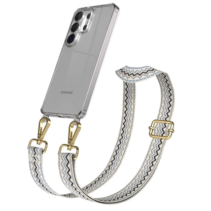 Samsung Galaxy S26 Ultra Handykette mit Boho Band verstellbar 