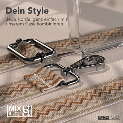 Samsung Galaxy S26 Ultra Handykette mit Boho Band verstellbar 