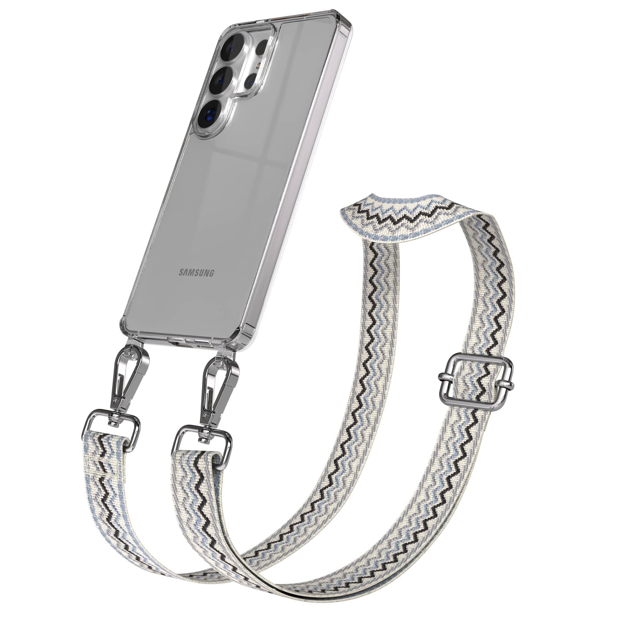Samsung Galaxy S26 Ultra Handykette mit Boho Band verstellbar 
