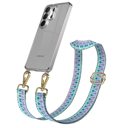 Samsung Galaxy S26 Ultra Handykette mit Boho Band verstellbar 