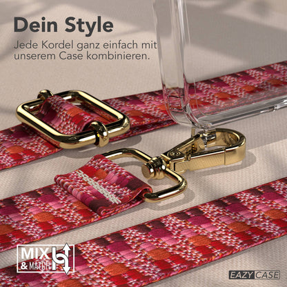Samsung Galaxy S26 Ultra Handykette mit Boho Band verstellbar 