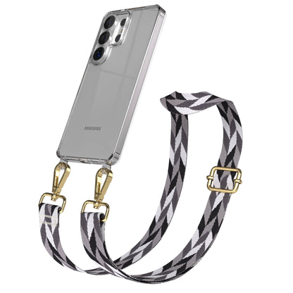 Samsung Galaxy S26 Ultra Handykette mit verstellbarem Boho Band zum Umhängen 