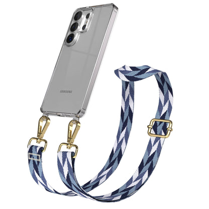 Samsung Galaxy S26 Ultra Handykette mit verstellbarem Boho Band zum Umhängen 