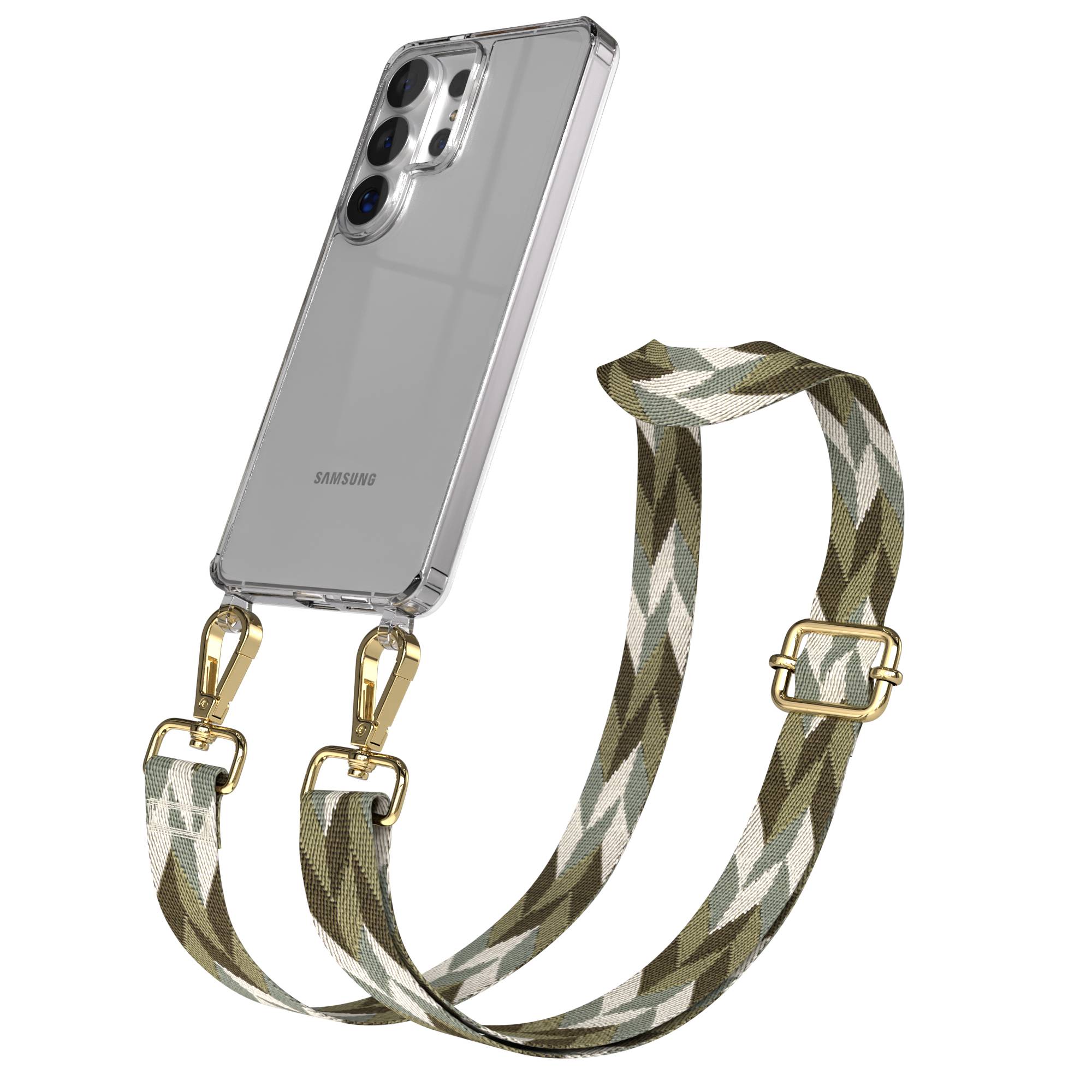 Samsung Galaxy S26 Ultra Handykette mit verstellbarem Boho Band zum Umhängen 