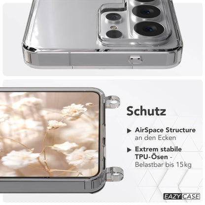 Samsung Galaxy S26 Ultra Handykette mit verstellbarem Boho Band zum Umhängen 