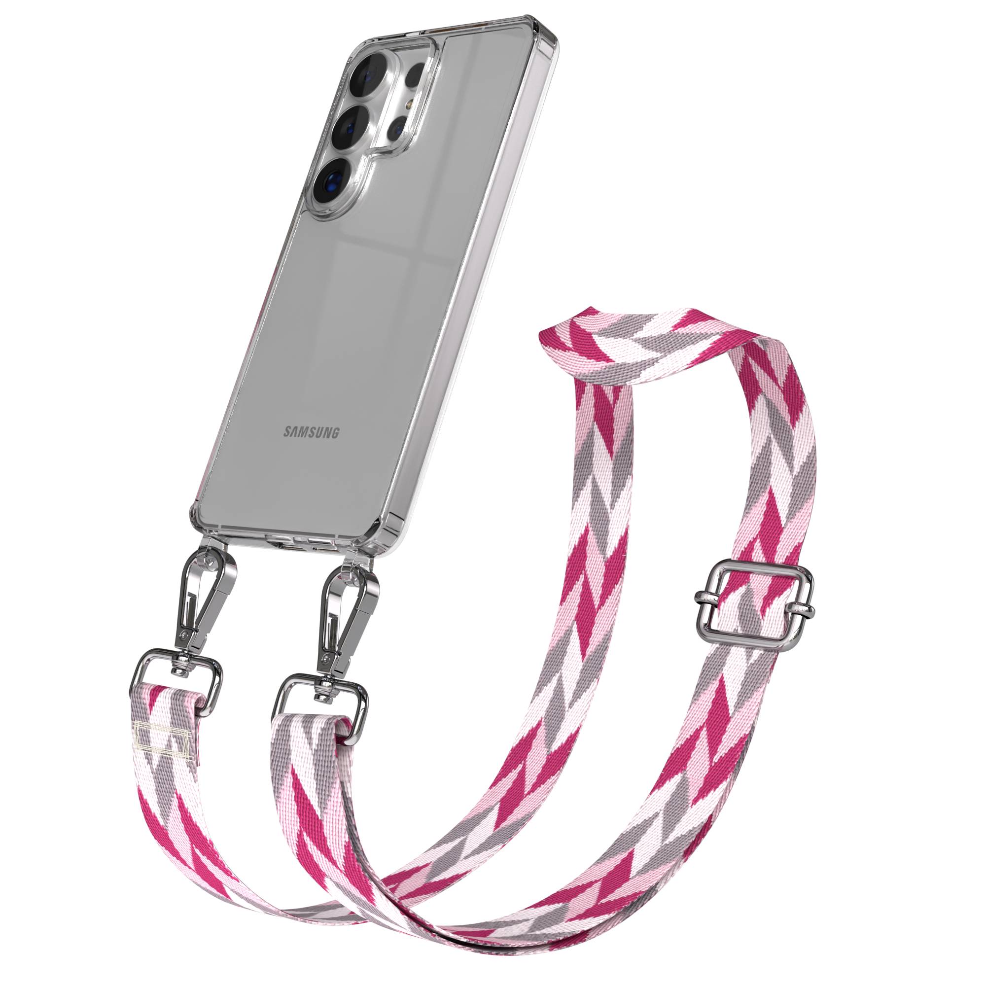 Samsung Galaxy S26 Ultra Handykette mit verstellbarem Boho Band zum Umhängen 