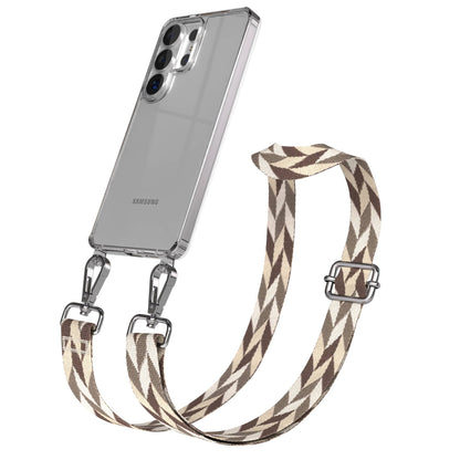 Samsung Galaxy S26 Ultra Handykette mit verstellbarem Boho Band zum Umhängen 