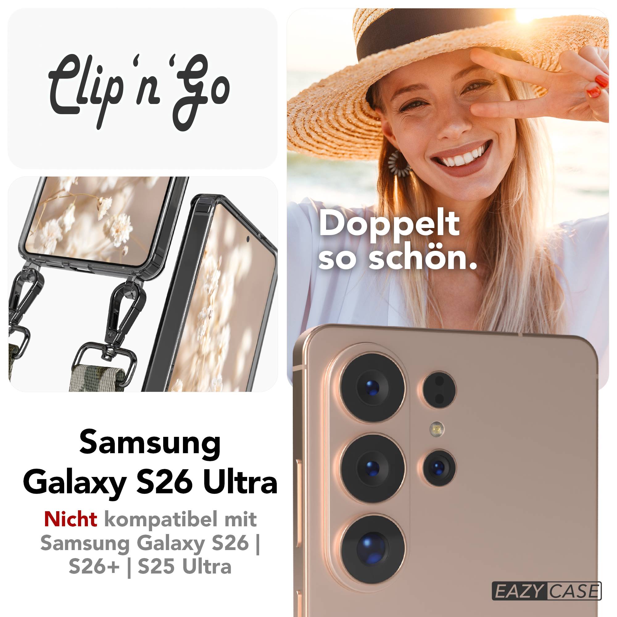 Samsung Galaxy S26 Ultra Handykette MagSafe mit Boho Band Set 