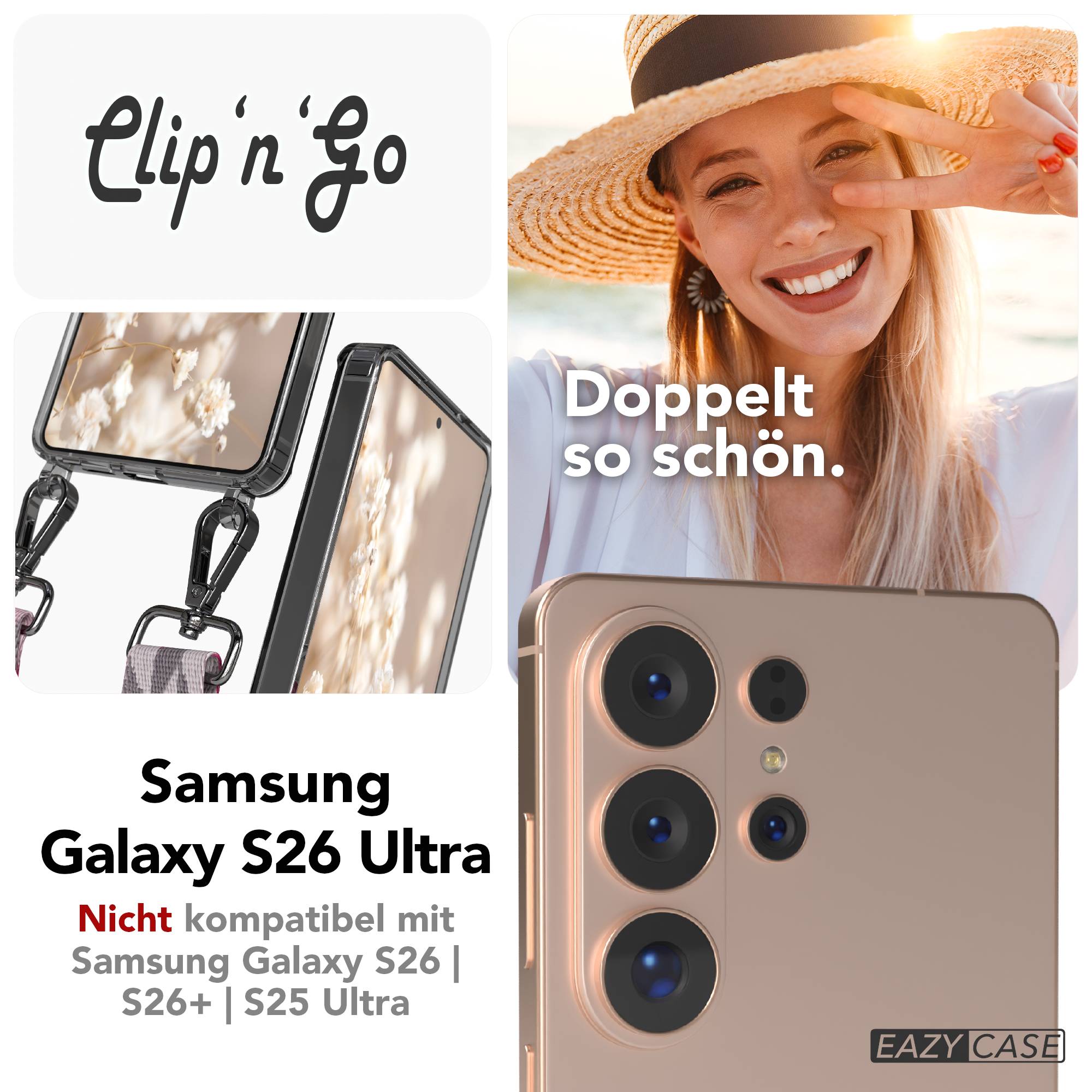 Samsung Galaxy S26 Ultra Handykette MagSafe mit Boho Band Set 