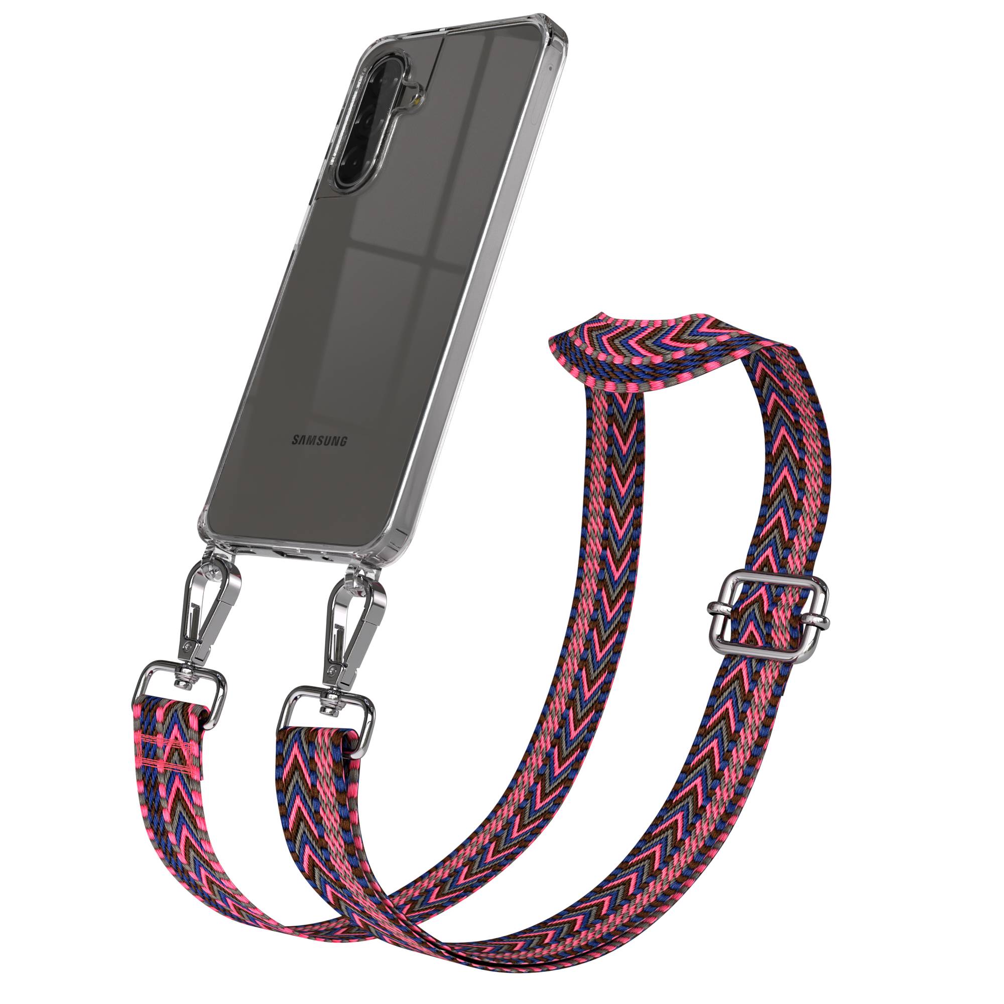 Samsung Galaxy A17 Handykette mit Boho Band und verstellbarem Trageriemen 