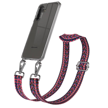 Samsung Galaxy A17 Handykette mit Boho Band und verstellbarem Trageriemen 