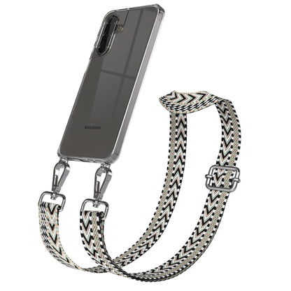 Samsung Galaxy A17 Handykette mit Boho Band und verstellbarem Trageriemen 