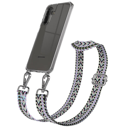 Samsung Galaxy A17 Handykette mit Boho Band und verstellbarem Trageriemen 