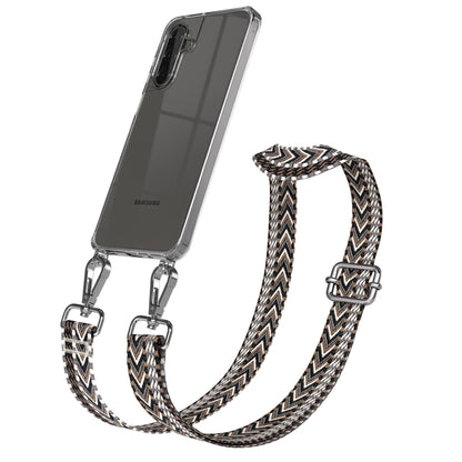 Samsung Galaxy A17 Handykette mit Boho Band und verstellbarem Trageriemen 