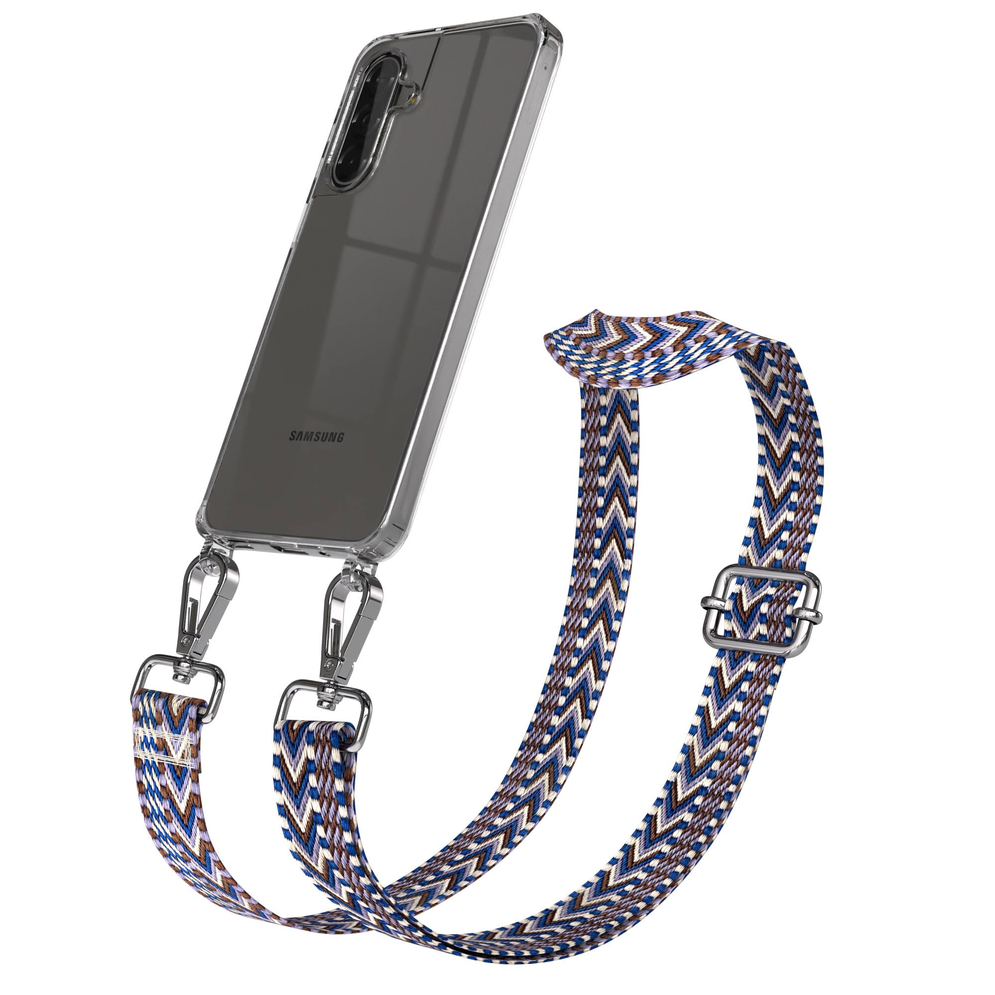Samsung Galaxy A17 Handykette mit Boho Band und verstellbarem Trageriemen 