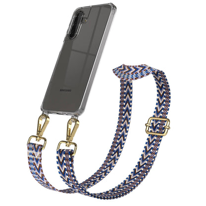 Samsung Galaxy A17 Handykette mit Boho Band und verstellbarem Trageriemen 