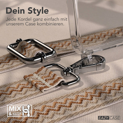 Samsung Galaxy A17 Handykette mit Boho Band und verstellbarem Trageriemen 