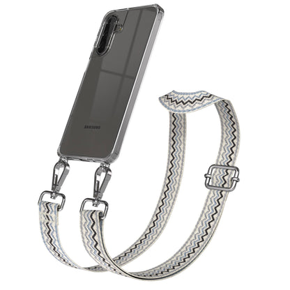 Samsung Galaxy A17 Handykette mit Boho Band und verstellbarem Trageriemen 