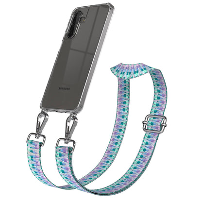 Samsung Galaxy A17 Handykette mit Boho Band und verstellbarem Trageriemen 