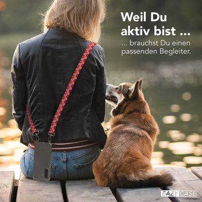 Samsung Galaxy A17 Handykette mit Boho Band und verstellbarem Trageriemen 