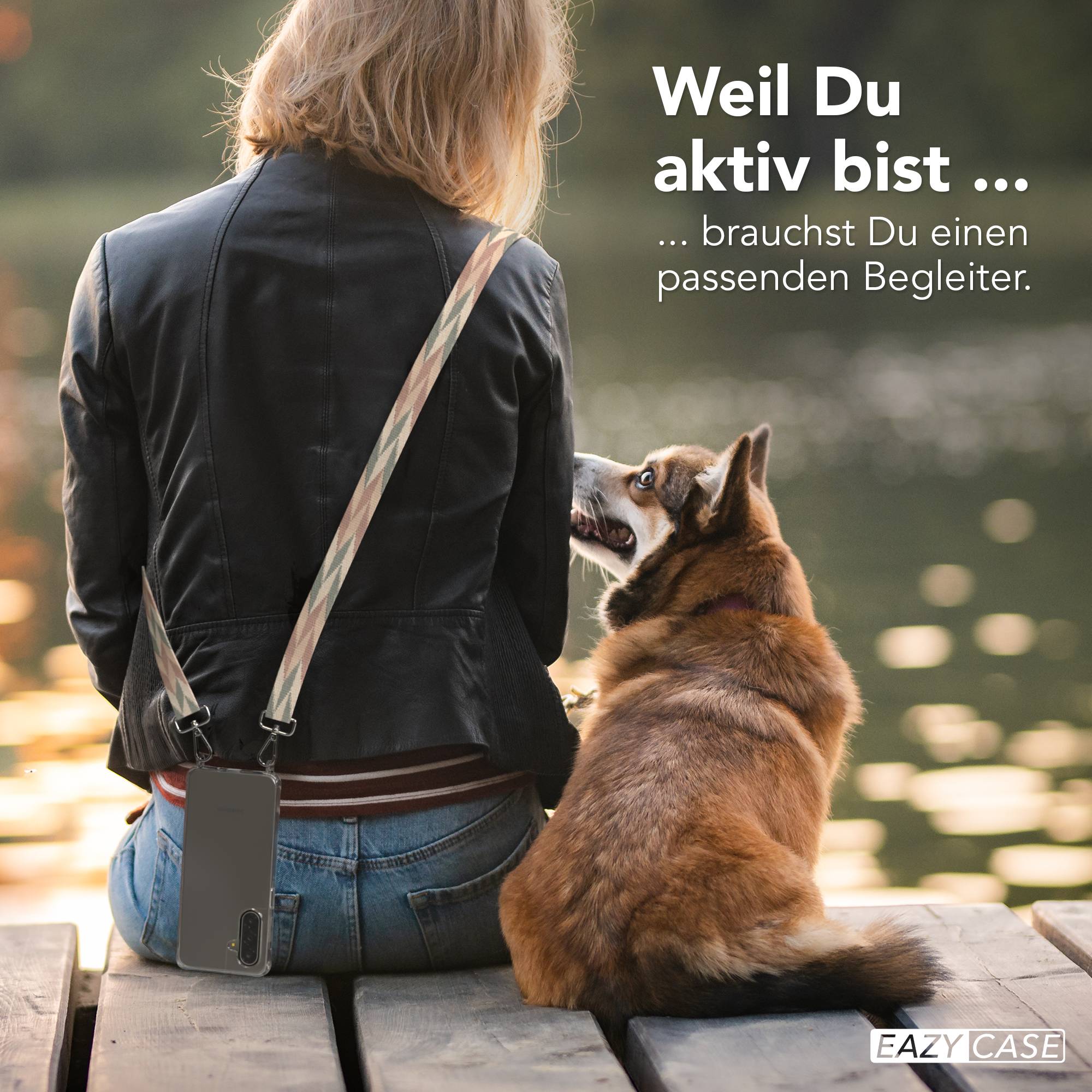 Samsung Galaxy A17 Handykette mit verstellbarem Boho Band EAZY CASE 