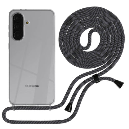 Samsung Galaxy A37 transparente Handykette mit verstellbarer Kordel TPU Schutzhülle 