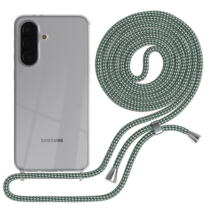 Samsung Galaxy A37 transparente Handykette mit verstellbarer Kordel TPU Schutzhülle 