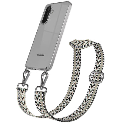 Samsung Galaxy A37 Handykette mit verstellbarem Boho Band Umhängeriemen 