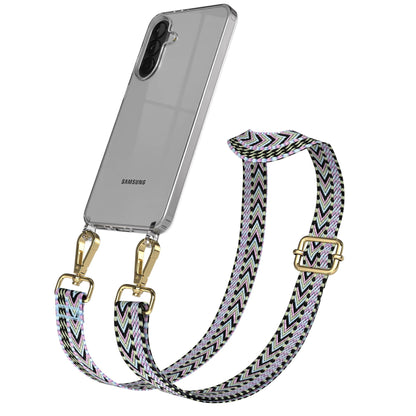 Samsung Galaxy A37 Handykette mit verstellbarem Boho Band Umhängeriemen 