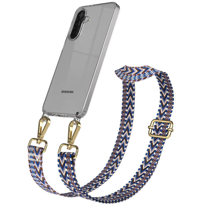 Samsung Galaxy A37 Handykette mit verstellbarem Boho Band Umhängeriemen 