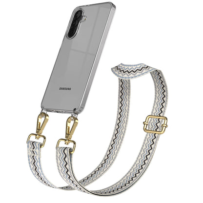 Samsung Galaxy A37 Handykette mit verstellbarem Boho Band Umhängeriemen 