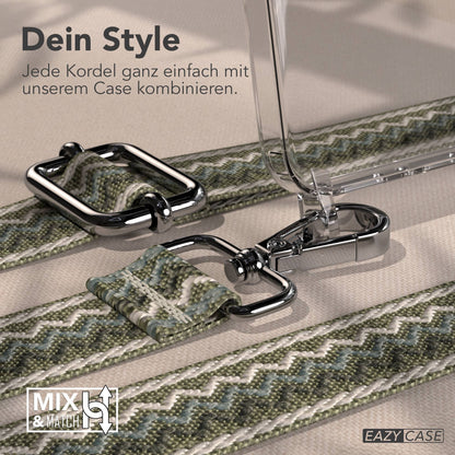 Samsung Galaxy A37 Handykette mit verstellbarem Boho Band Umhängeriemen 