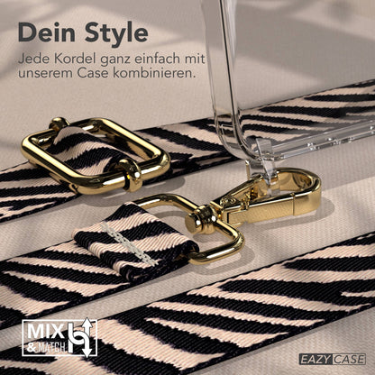 Samsung Galaxy A37 Handykette mit Boho Band verstellbar zum Umhängen 
