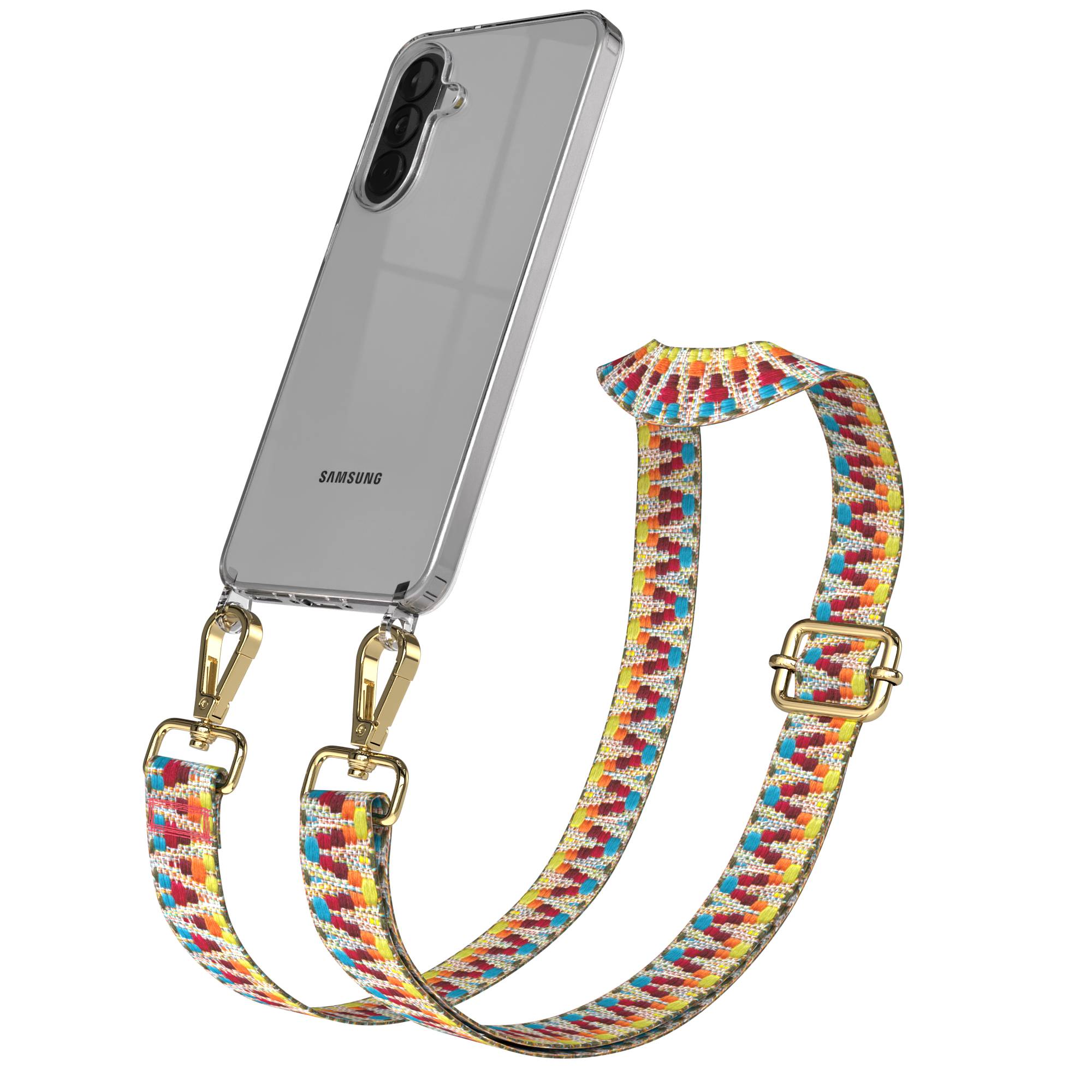 Samsung Galaxy A37 Handykette mit verstellbarem Boho Band Umhängeriemen 