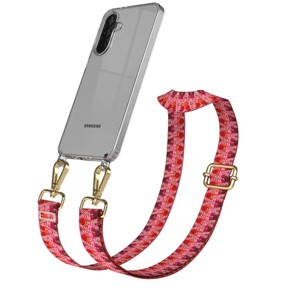 Samsung Galaxy A37 Handykette mit verstellbarem Boho Band Umhängeriemen 