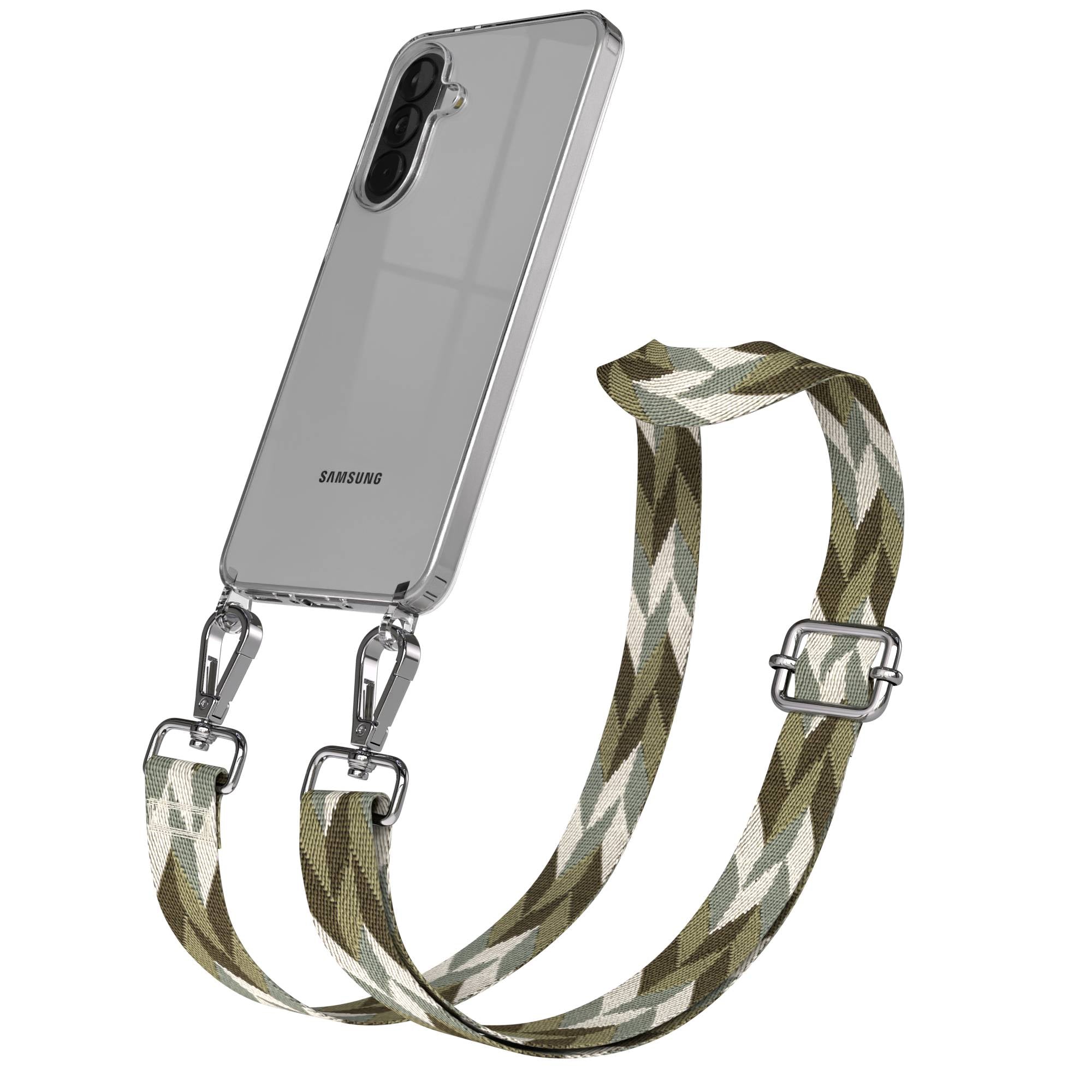 Samsung Galaxy A37 Handykette mit Boho Band verstellbar zum Umhängen 