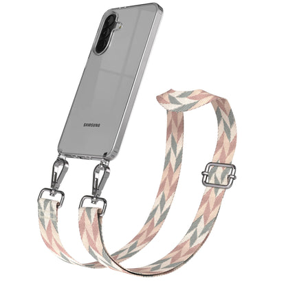 Samsung Galaxy A37 Handykette mit Boho Band verstellbar zum Umhängen 