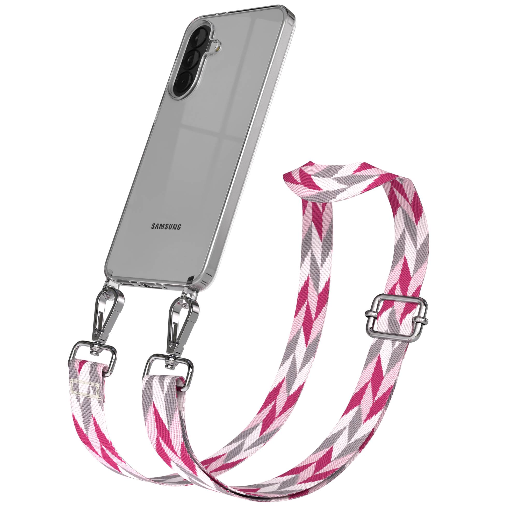 Samsung Galaxy A37 Handykette mit Boho Band verstellbar zum Umhängen 