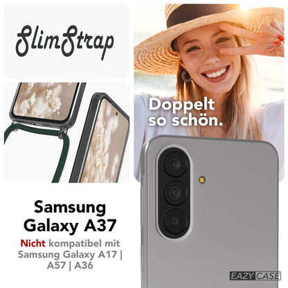 Samsung Galaxy A37 transparente Handykette mit MagSafe Technologie Kordel 