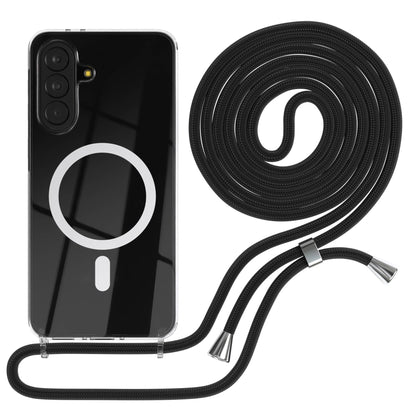 Samsung Galaxy A37 transparente Handykette mit MagSafe Technologie Kordel 