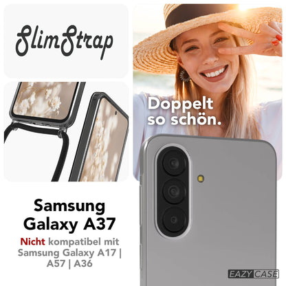Samsung Galaxy A37 transparente Handykette mit MagSafe Technologie Kordel 