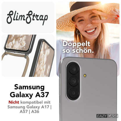 Samsung Galaxy A37 transparente Handykette mit MagSafe Technologie Kordel 