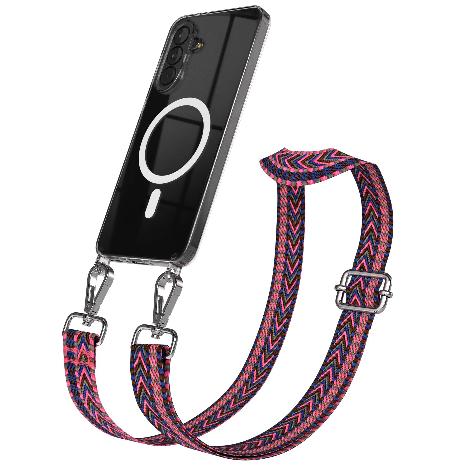 Samsung Galaxy A37 Handykette mit MagSafe und Boho Trageriemen Set 