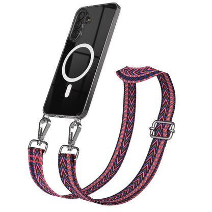 Samsung Galaxy A37 Handykette mit MagSafe und Boho Trageriemen Set 