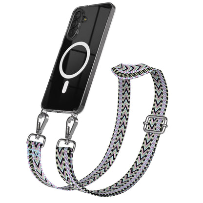 Samsung Galaxy A37 Handykette mit MagSafe und Boho Trageriemen Set 