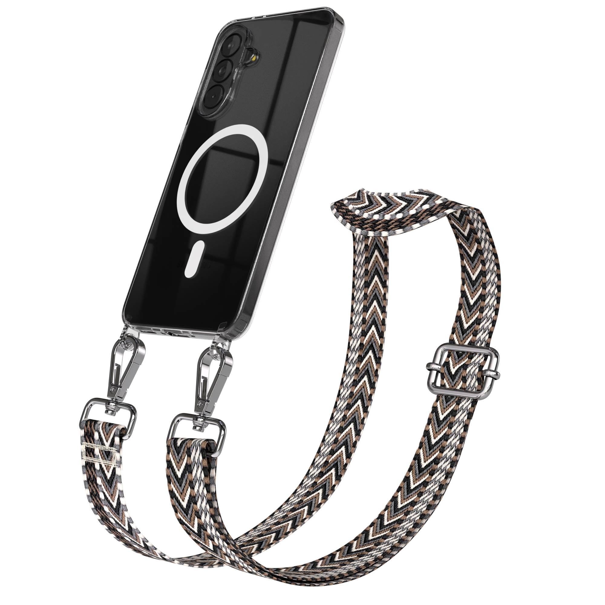Samsung Galaxy A37 Handykette mit MagSafe und Boho Trageriemen Set 