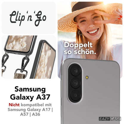 Samsung Galaxy A37 Handykette mit MagSafe und Boho Trageriemen Set 