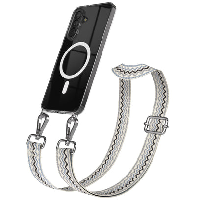 Samsung Galaxy A37 Handykette mit MagSafe und Boho Trageriemen Set 